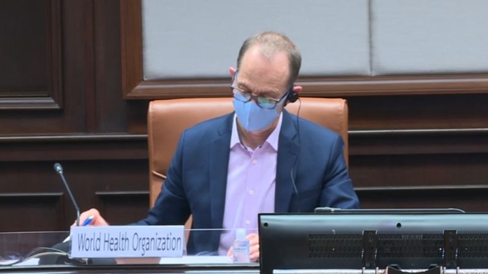 World Health Organization Representative Dr Daniel Kertesz.