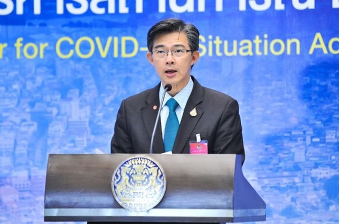 The government’s Center for Covid-19 Situation Administration, spokesman, Dr Taweesin Wisanuyothin.