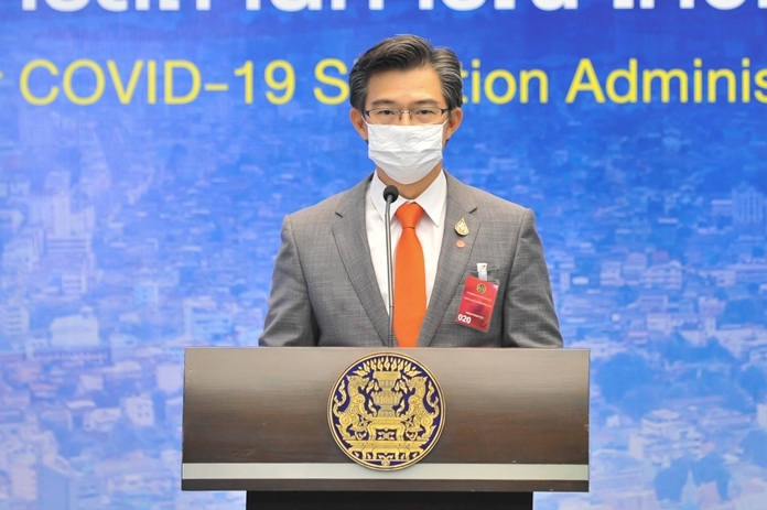 The Center for COVID-19 Situation Administration Spokesman, Dr. Taweesin Visanuyothin.