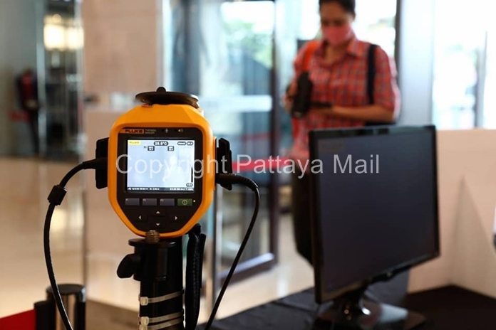 Thermal scanners are also being used in some places.