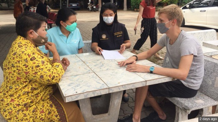 Ivan, one of the stranded foreign touristson Ko Phi Phi, Krabi Province thanks Thai authorities for their great hospitalities and warm assistance.