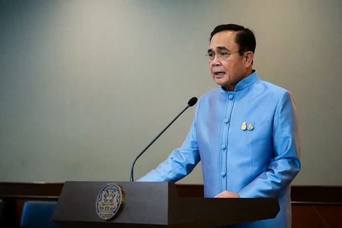 General Prayut Chan-o-cha, Prime Minister and Minister of Defense.