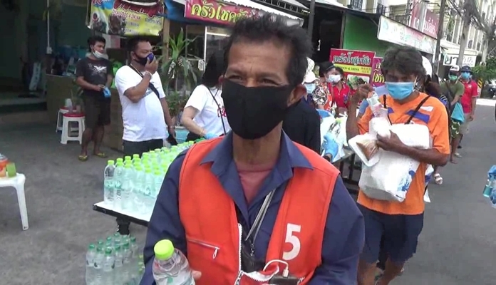 Motorcycle taxi driver Pha Rabiab said life would be better if the government relaxed the lockdown and let him get back to work.