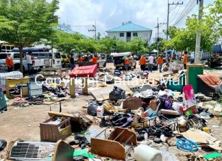 Pattaya housing garbage removed after residents create online stink