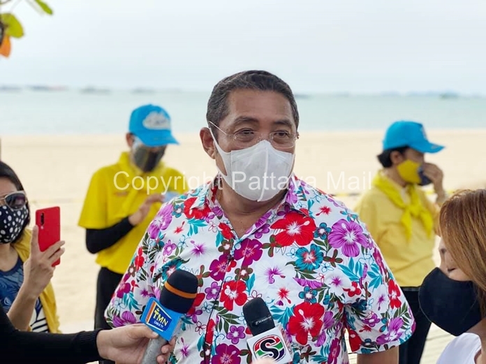 Mayor Sonthaya Kunplome said the beach lockout became necessary to keep groups from gathering after the city-access checkpoints were closed.