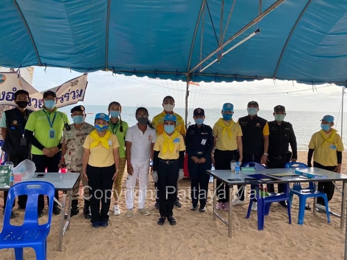 Mayor Sonthaya Kunplome and his team urges everyone to continue washing hands, wearing face masks, avoiding crowds and maintaining safe distances from each other.