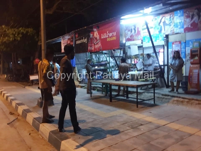 The gang vandalized the shop and damaged the family vehicle, police said.