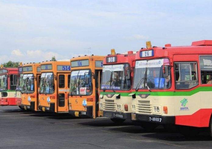The Bangkok Mass Transit Authority (BMTA) deploys nearly 90% of its 2,000-bus fleet to cope with the increase in the number of commuters after the ease of lockdowns.