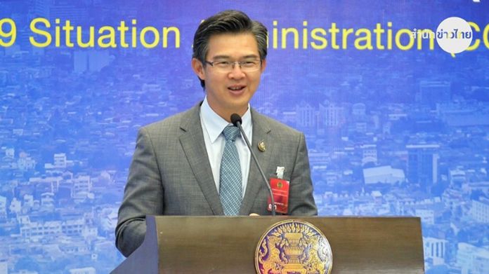 The Center for Covid-19 Situation Administration spokesman, Dr Taweesin Visanuyothin.