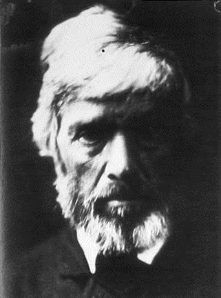 Thomas Carlyle was taken by Julia Margaret Cameron in 1867.