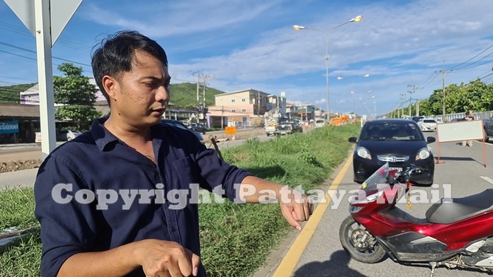 Amata Kaikruan, a secretary to the Plutaluang Subdistrict chief administrator, said Sayan’s Honda Brio hit the rear of his Honda Brio at high speed.