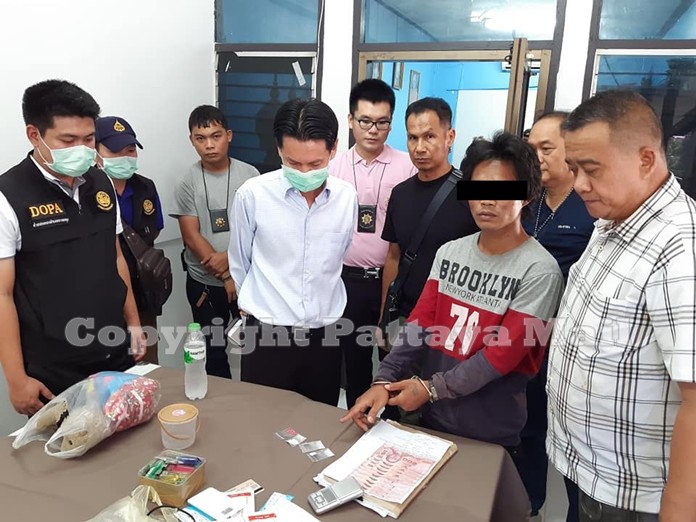 5 arrested in Pattaya drug den raid