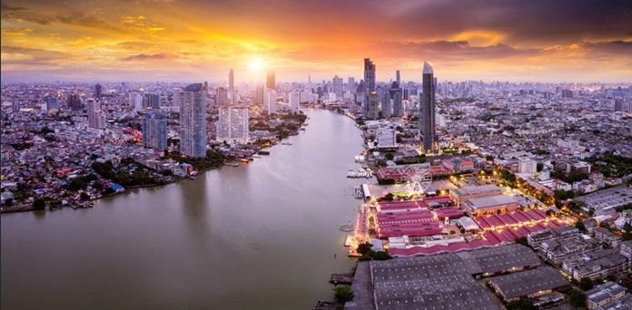 Chao Praya River, Bangkok.