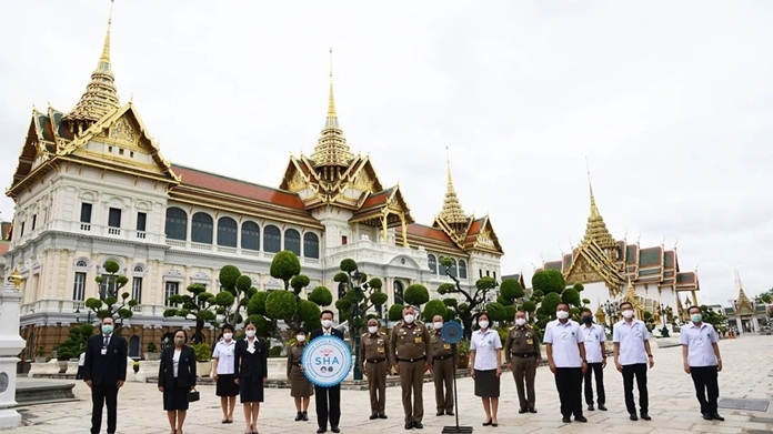 The Grand Palace, Bangkok most-visited tourist attraction received ‘Amazing Thailand SHA’ certificate.