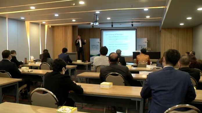 The CAAT officials met with airline representatives discussing preparations to resume operations and health safety measures.