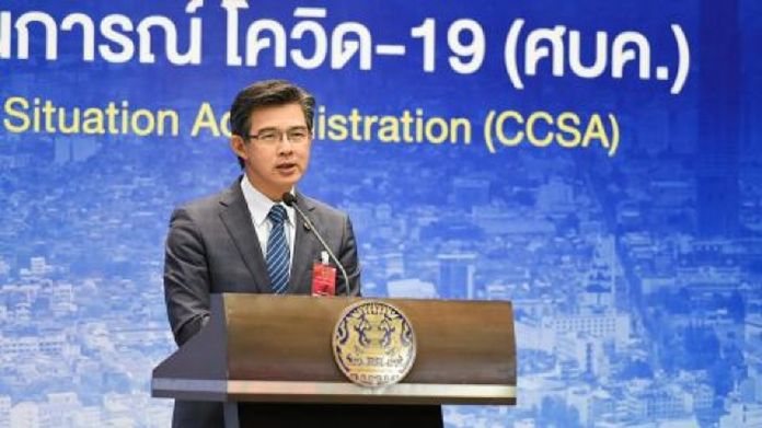 Dr. Taweesin Visanuyothin, spokesman of the Center for Covid-19 Situation Administration (CCSA).