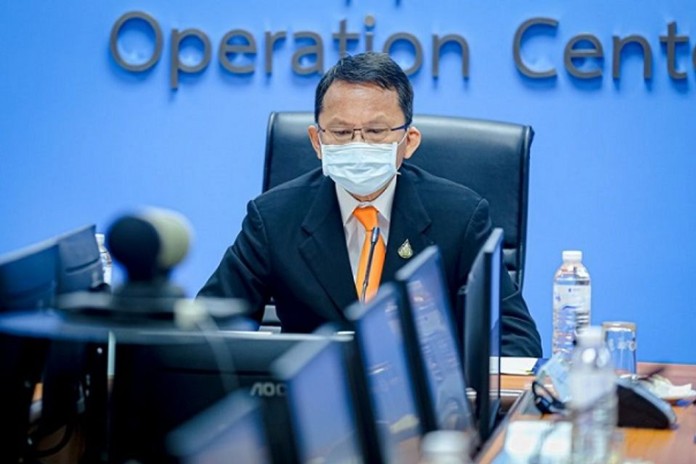 Justice Minister, Somsak Thepsutin.