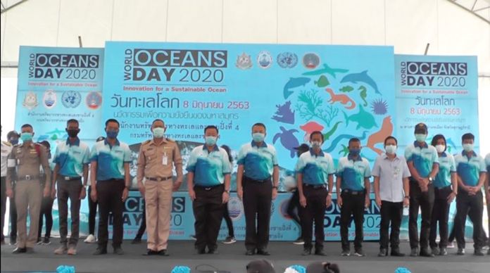 The Department of Marine and Coastal Resources spearheaded marine conservation projects in Surat Thani province.