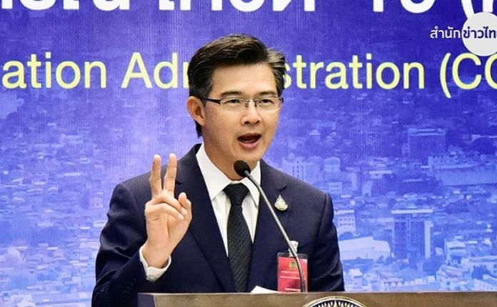 The Center for COVID-19 Situation Administration spokesman, Dr Taweesin Visanuyothin.
