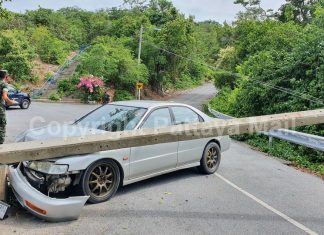 Brake failure claimed in Sattahip car crash