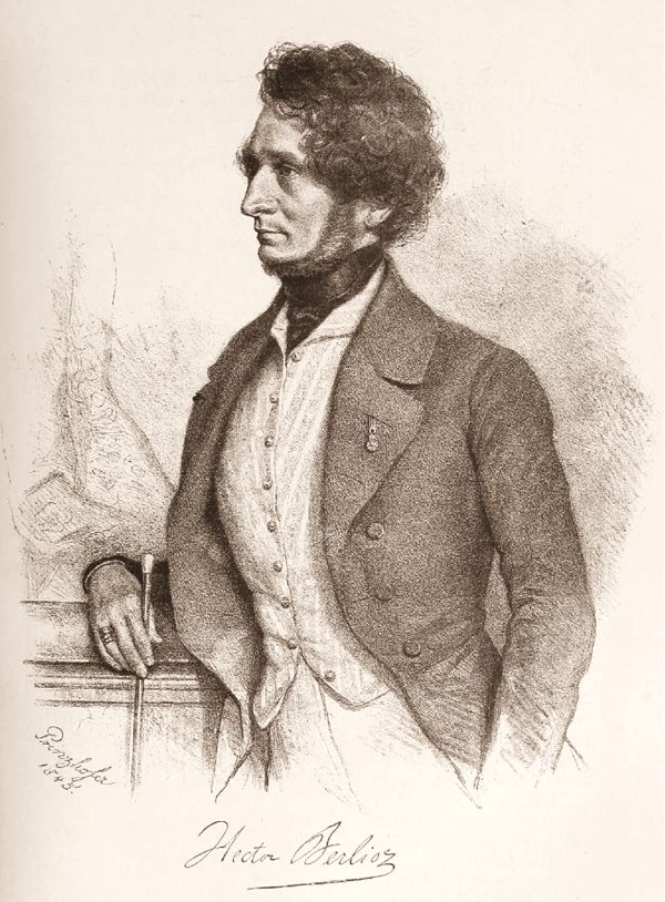 Hector Berlioz in 1845.