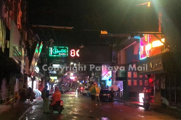 Walking Street remained quiet on the first night after the lockout July 1.
