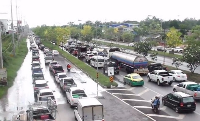 Bangkok-bound traffic would be 2-3% less congested than what had happened after Asarnha Bucha and Buddhist Lent holidays early this month.