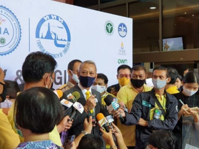 The Minister of Tourism and Sports,Pipat Ratchakijprakarn.