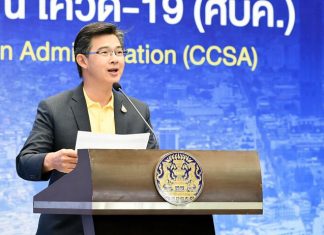 The Center for COVID-19 Situation Administration spokesman, Dr Taweesin Visanuyothin.