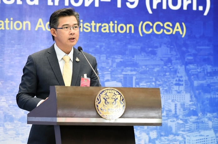 The Center for COVID-19 Situation Administration (CCSA), Dr. Taweesin Visanuyothin, M.D., CCSA Spokesperson.