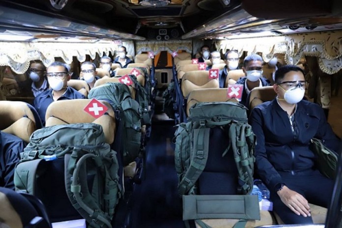 All soldiers who returned from the US will go through swabs test againon Aug 3 when the 14-day quarantine ends.