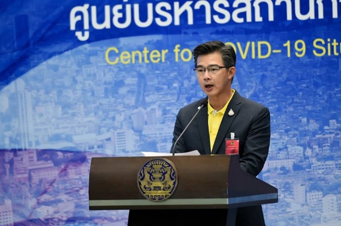 The Center for COVID-19 Situation Administration (CCSA) spokesman, Dr Taweesin Visanuyothin.