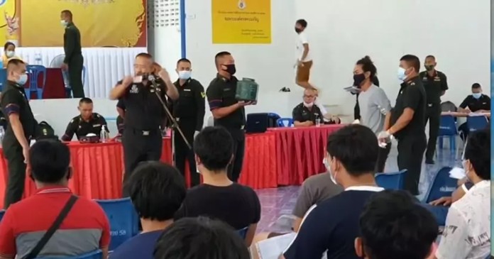 Under the Military Service Act, all Thai men who reach the age of 21 are required to register for the military draft. Those who do not volunteer must take part in a lottery.