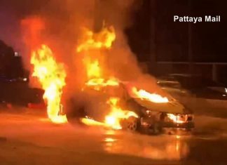 Five passengers narrowly escape taxi inferno