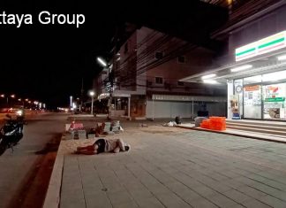 Drunk New Year’s reveler sleeps it off on sidewalk