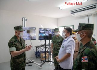 Navy readies Covid-19 field hospitals in Sattahip, Chanthaburi