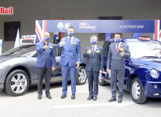 U.K. embassy shows off British EV tech in Pattaya