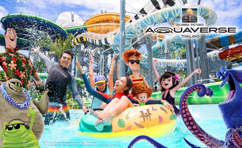 World’s first Columbia Pictures Aquaverse theme and waterpark to open near Pattaya