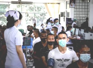Thailand will vaccinate 60,000 new conscripts and isolate the infected until recovery