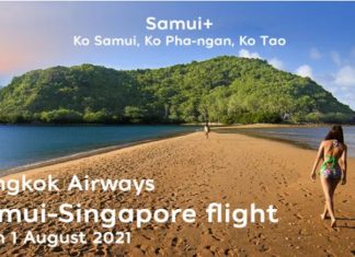 Thailand resumes Samui – Singapore flight on August 1