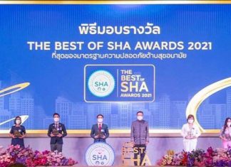 Royal Cliff Hotels Pattaya wins Best SHA Award for hotel accommodation