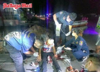 Protruding iron rods on highway impales tires and driver’s head