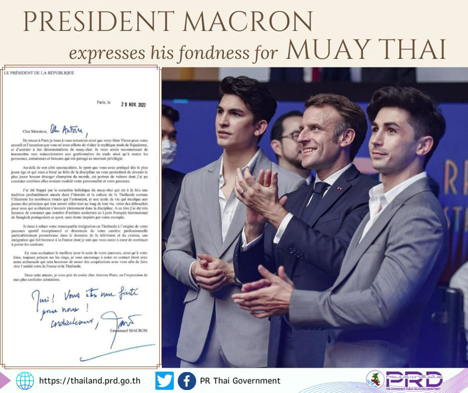 t 07 President Macron expresses his fondness for Muay Thai