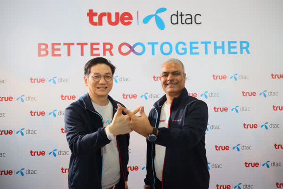 t 02 True and Dtac merge account for 54 of telecom market share in Thailand AIS with 46