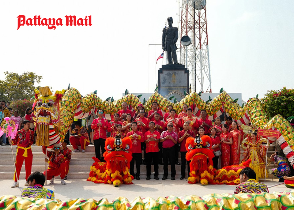 Chinese New Year celebrated with cultural ceremonies and dragon dances in Pattaya