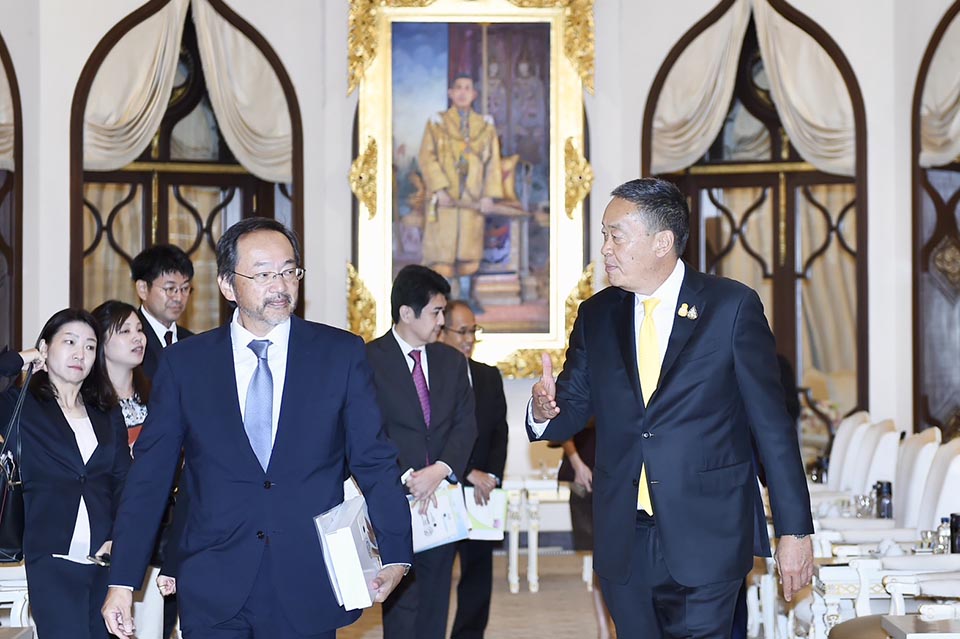 タイ政府は日本のビジネスセクターとの投資協力をさらに強化することに取り組んでいます