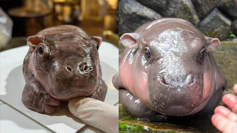 Le bébé hippopotame Moo Deng prédit une victoire de Donald Trump