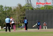 Pattaya CC bashes the Bangkok Blues CC by 105 runs and keep a beady eye on the Div A Trophy