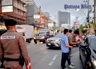 Pattaya startet Maßnahmen gegen Verkehrsverstöße und Helmgesetze