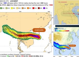 Starker Regen in Thailand erwartet: Tief über Südchinesischem Meer droht tropischer Sturm
